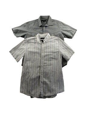 2 Banana Republic Mens Oxford Shirts Size Medium Lot Of 2 Slim Fit & Stretch